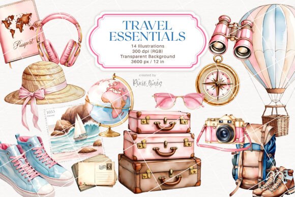 Download Travel, Vacation and Wanderlust Elements - Premium Resources