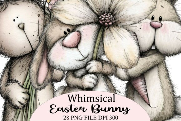 Download Whimsical Easter Bunny PNG Bundle - Easter bunny png bundle Collection